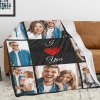 L-B283-8 love Black Blanket