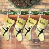 Gymnastics Yellow Christmas Stocking