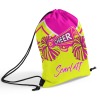 Yellow Rose Red Cheer Cheerleader Drawstring Backpack