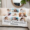B209-9 FR Nous T'aimons Nana Blanket