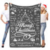 B-BA007 Christmas-Grey Blanket