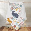 Swan Baby Swaddle Blanket 40"x40"