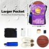 Softball Purple Print Drawstring Backpack