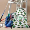 Green Tractor Truck Drawstring Backpack