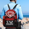 Cheer Red Cheerleader Drawstring Backpack
