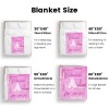 L-004-Text Pink Blanket
