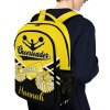 Black Yellow Cheer Cheerleader All Over Print Children S Backpack