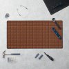 Milk chocolate desk mat Desk Mat