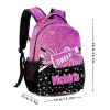 Cheer Cheerleader Rose Purple Print All Over Print Children S Backpack