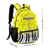 Yellow Music Notes Piano Key All Over Print Children S Backpack