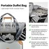 Cheer Cheerleader Grey Print MultiFunction Travel Bag