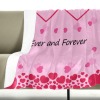 B-320-Text Couple Pink Blanket