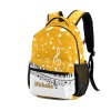 Piano Music Notes Gold All Over Print Children S Backpack