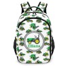 Green Truck Tractor All Over Print Children S Backpack