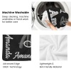 L-004-Text Black Blanket