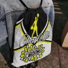 Yellow Cheerleaders Cheer Drawstring Backpack