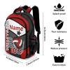 Volleyball White Red Black All Over Print Children S Backpack
