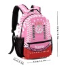 Baseball Red Pink All Over Print Children S Backpack