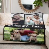 B-305-3 DE Ich liebe dich, Papa Blanket