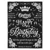 B-BA005 Birthday Black Blanket