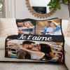 B-305-3 FR Couple Je t'aime Blanket