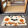 Pumpkin Bat Spider Halloween Doormat
