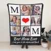 L-005-6 MOM Heart Blanket