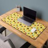 Colorful Cartoon Ice Cream Cones Desk Mat Desk Mat