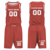 Crimson Basketball Custom Uniform Basketball Uniform Set