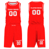 Red Basketball Custom Uniform Basketball Uniform Set