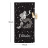 Beautiful Mermaid with Moon Beach Towel