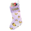 Yellow Butterflies Christmas Stocking
