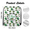 Green Tractor Truck Drawstring Backpack