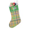 Colorful Plaid Christmas Stocking