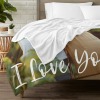 B-289-1 I love you Blanket