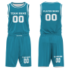 Topaz Blue Basketball Custom Uniform Basketball Uniform Set