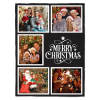 QH-235-5 Merry Christmas Black Blanket