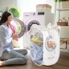 Sleepy Teddy Bear Moon Stars Laundry Basket