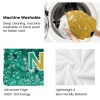 Light Green Gold Cheer Cheerleader Thickened Flannel Blanket