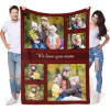 QH-182-6A Family We love you mom Blanket