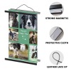 Pet Dog Friend Photo Magnetic Light Wood Wooden Frame Hanger for Photo