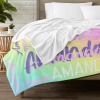 L-004-Text Rainbow Blanket