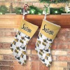 Construction Tractor Truck Christmas Stocking