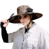 Khaki Solar Powered Fan Hat