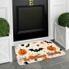 Pumpkin Bat Spider Halloween Doormat