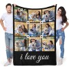 QH-220-9 i love you Pet Blanket
