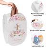 Pink Gold Glitter Unicorn Laundry Basket