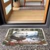 Winter Wolf Plaid Doormat