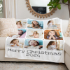 B-UK209-9 Merry Christmas Blanket