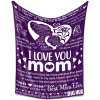 QH-BA002 Mom Purple Blanket